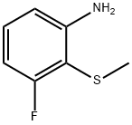 Benzenamine, 3-fluoro-2-(methylthio)- (9CI) Struktur