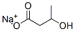 DL-3-HYDROXYBUTYRIC ACID SODIUM SALT Structure