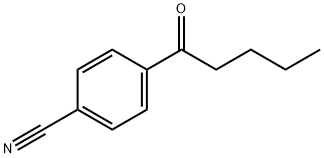 4-PENTANOYL-BENZONITRILE Struktur