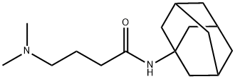 N-(1-Adamantyl)-4-(dimethylamino)butyramide Struktur