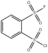 2-fluorosulphonylbenzenesulphonyl chloride Struktur