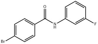 4-bromo-N-(3-fluorophenyl)benzamide Struktur