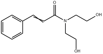 N,N-bis(2-hydroxyethyl)cinnamamide Struktur