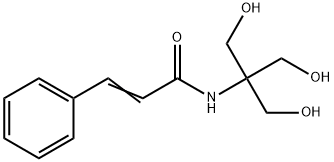 N-[2-Hydroxy-1,1-bis(hydroxymethyl)ethyl]-3-phenylpropenamide Struktur