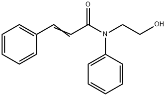 N-(2-Hydroxyethyl)-N,3-diphenylpropenamide Struktur