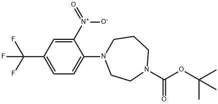 TERT-BUTYL 4-[2-NITRO-4-(TRIFLUOROMETHYL)PHENYL]-1,4-DIAZEPANE-1-CARBOXYLAT E price.