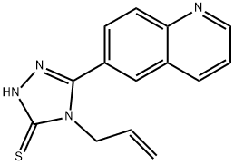 4-(ALLYL)-5-(QUINOL-6-YL)-1,2,4-TRIAZOLE-3-THIOL Struktur