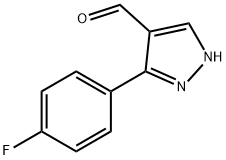 3-(4-FLUOROPHENYL)-1H-PYRAZOLE-4-CARBALDEHYDE Structure