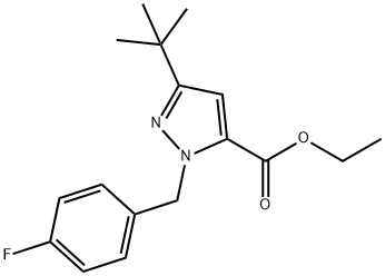 ETHYL 3-(TERT-BUTYL)-1-(4-FLUOROBENZYL)-1H-PYRAZOLE-5-CARBOXYLATE price.