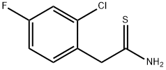 2-(2-CHLORO-4-FLUOROPHENYL)ETHANETHIOAMIDE Struktur