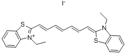 3,3'-DIETHYLTHIATRICARBOCYANINE IODIDE Structure