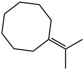 ISO-PROPYLIDENECYCLOOCTANE Struktur