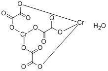 dichromium trioxalate Struktur