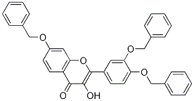 7-(benzyloxy)-2-(3,4-bis(benzyloxy)phenyl)-3-hydroxy-4H-chroMen-4-one Struktur