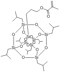 PSS-(1-PROPYLMETHACRYLATE)-HEPTAISOBUTY& Struktur