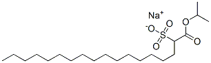 sodium isopropyl 2-sulphooctadecanoate  Struktur