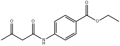 ethyl 4-(acetoacetylamino)benzoate Struktur