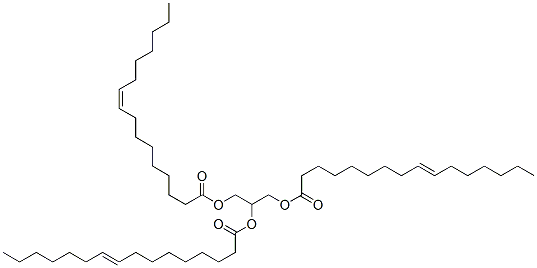 1,2,3-tri-(9Z-hexadecenoyl)-sn-glycerol Struktur