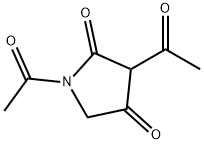 2,4-Pyrrolidinedione,  1,3-diacetyl- Struktur