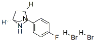 (1S 4S)-2-(4-FLUOROPHENYL)-2 5-DIAZABI-& Struktur