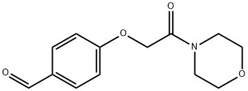 4-(2-MORPHOLIN-4-YL-2-OXO-ETHOXY)-BENZALDEHYDE Struktur