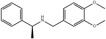 (S)-(-)-(3,4-DIMETHOXY)BENZYL-1-PHENYLETHYLAMINE, 98 Struktur