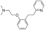 N,N-Dimethyl-2-[2-[2-(2-pyridinyl)ethyl]phenoxy]ethanamine Struktur