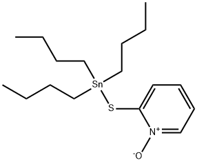 2-[(tributylstannyl)thio]pyridine 1-oxide Struktur