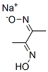 butane-2,3-dione dioxime, sodium salt Struktur