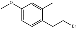 1-(2-BROMOETHYL)-4-METHOXY-2-METHYLBENZENE Struktur