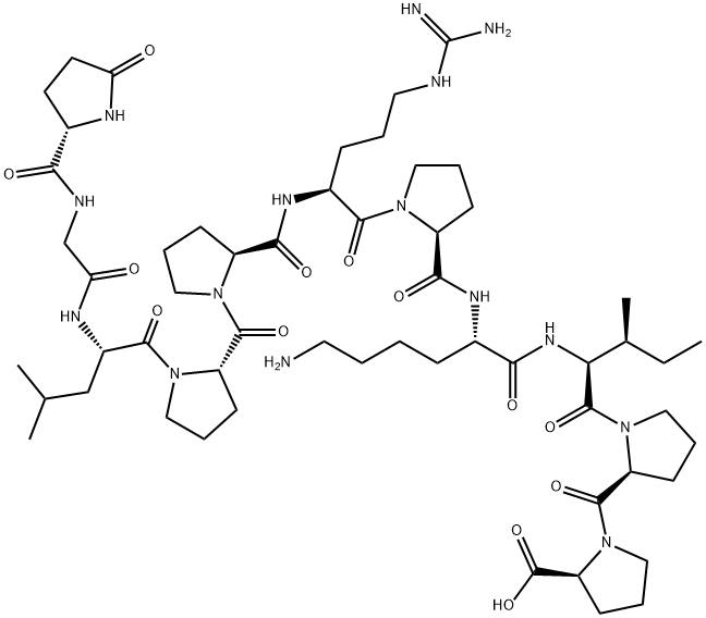 BRADYKININ POTENTIATOR B Struktur