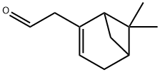 6,6-dimethylbicyclo[3.1.1]hept-2-en-2-acetaldehyde Struktur