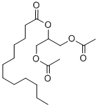 GLYCEROL DIACETATE LAURATE Struktur