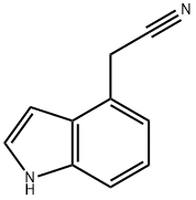 1H-Indole-4-acetonitrile Struktur