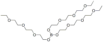 tris[2-[2-(2-ethoxyethoxy)ethoxy]ethyl] borate Struktur