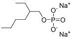 2-ethylhexyl dihydrogen phosphate, sodium salt Struktur