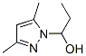 1H-Pyrazole-1-methanol,  -alpha--ethyl-3,5-dimethyl- Struktur