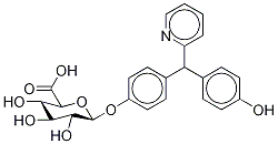 Desacetyl Bisacodyl β-D-Glucuronide Struktur