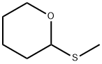 2-(Methylthio)tetrahydro-2H-pyran Struktur