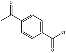 Benzoyl chloride, 4-acetyl- (9CI) Struktur