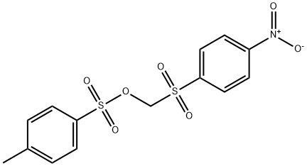 [(4-Nitrophenyl)sulfonyl]methyl 4-methylbenzenesulfonate Struktur