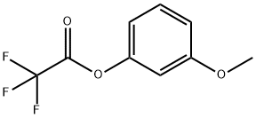 Trifluoroacetic acid 3-methoxyphenyl ester Struktur