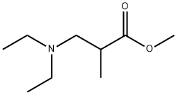 METHYL 3-(DIETHYLAMINO)-2-METHYLPROPANOATE Struktur