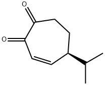 3-Cycloheptene-1,2-dione,5-(1-methylethyl)-,(5S)-(9CI) Struktur