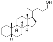 5-BETA-CHOLAN-24-OL Struktur