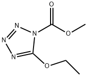 1H-Tetrazole-1-carboxylic  acid,  5-ethoxy-,  methyl  ester Struktur