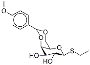 Ethyl 4,6-(4-Methoxybenzylidene)--D-thiogalactopyranoside Struktur