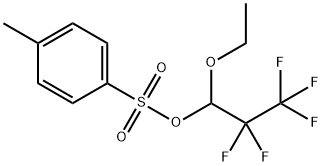 p-Toluenesulfonic acid 1-ethoxy-2,2,3,3,3-pentafluoropropyl ester Struktur