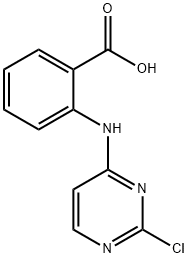 2-[(2-Chloro-4-pyrimidinyl)amino]-benzoic acid Struktur