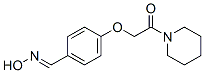 p-(Piperidinocarbonylmethoxy)benzaldehyde oxime Struktur